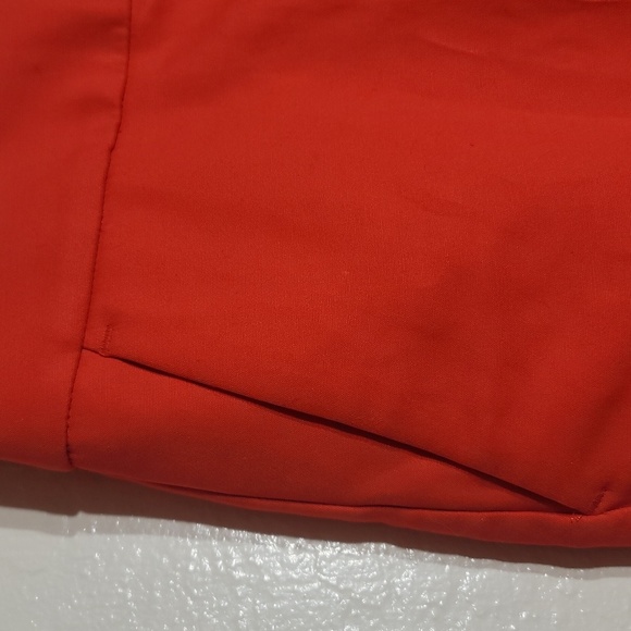 NWT Anne Klein High Waisted Red Poppy Shorts sz 10 - Picture 4 of 8